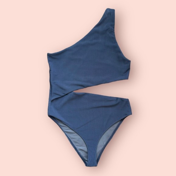 Beach Riot Celine One Piece in Slate Gray | Size Small - Picture 1 of 3